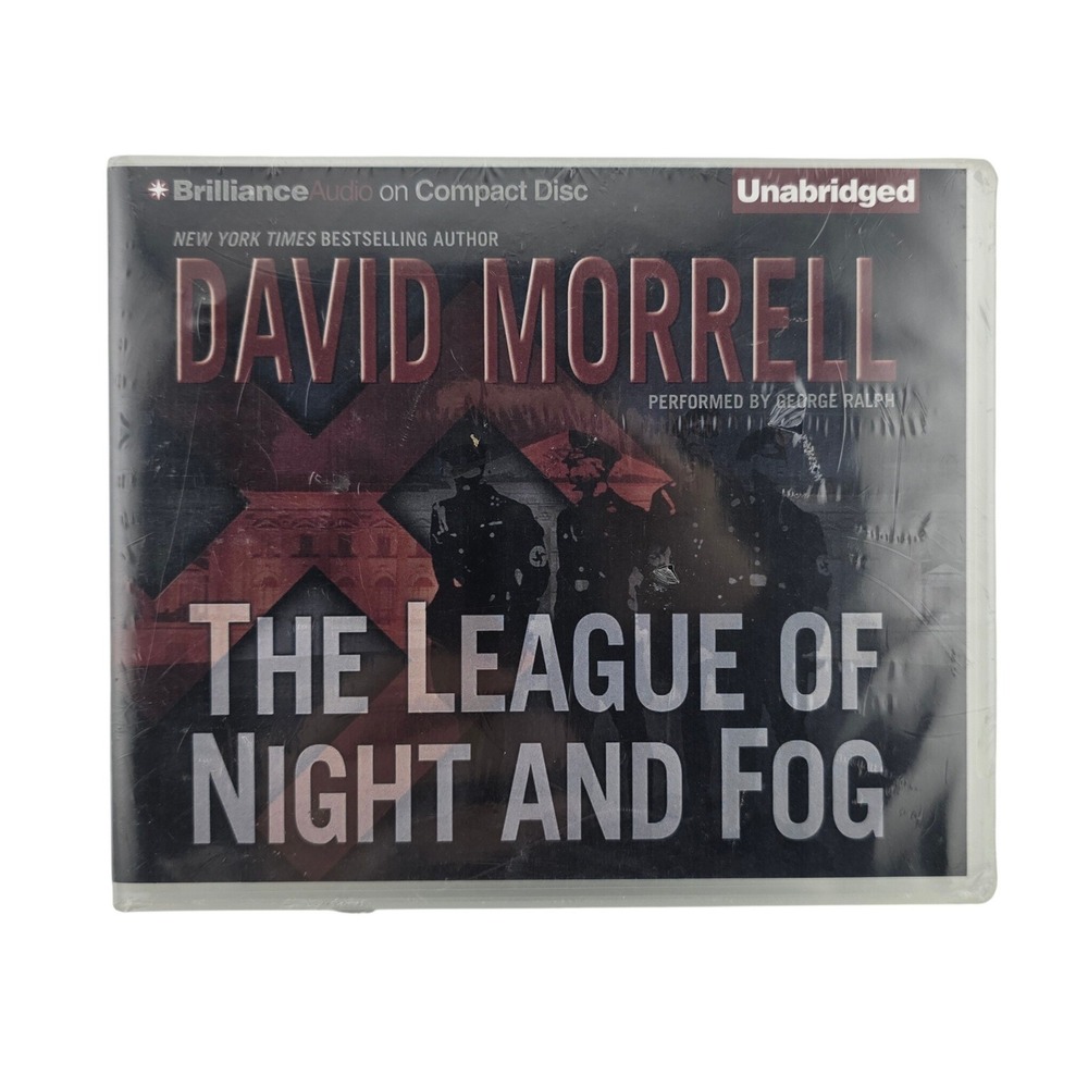 The League of Night‎ and Fog Audiobook David Morrell  Unabridged 10 CD Black NEW